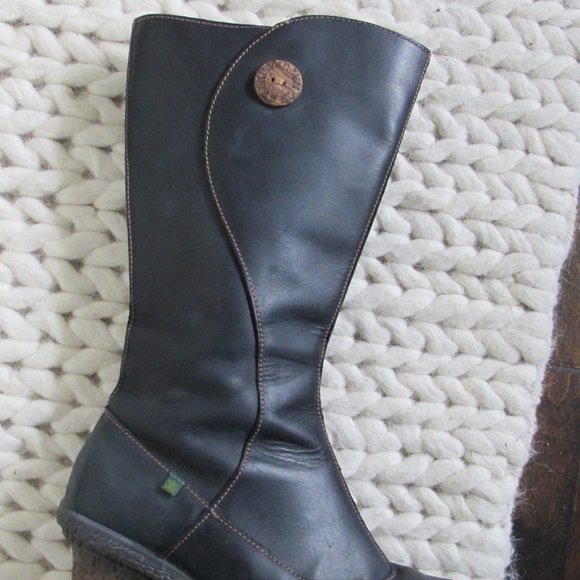EL NATURALISTA Women's Leather Heel Boot – NF71 Style, Waterproof Leather, Made In Spain | Comfort Height Boot - View #3